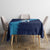 Guatemala Football Custom Tablecloth Go Los Chapines Blue Pattern
