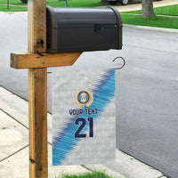 Guatemala Football Custom Garden Flag Go Los Chapines White Pattern