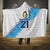 Guatemala Football Custom Hooded Blanket Go Los Chapines White Pattern