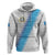 Guatemala Football Custom Hoodie Go Los Chapines White Pattern