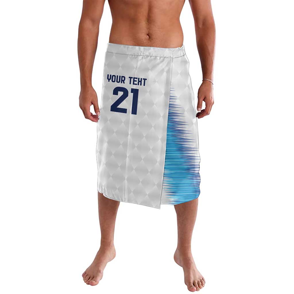 Guatemala Football Custom Lavalava Go Los Chapines White Pattern