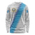 Guatemala Football Custom Long Sleeve Shirt Go Los Chapines White Pattern