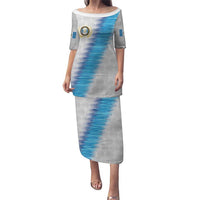 Guatemala Football Custom Puletasi Go Los Chapines White Pattern