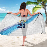 Guatemala Football Custom Sarong Go Los Chapines White Pattern