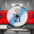 Guatemala Football Custom Spare Tire Cover Go Los Chapines White Pattern