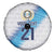 Guatemala Football Custom Spare Tire Cover Go Los Chapines White Pattern