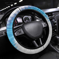 Guatemala Football Steering Wheel Cover Go Los Chapines White Pattern