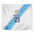 Guatemala Football Custom Tapestry Go Los Chapines White Pattern