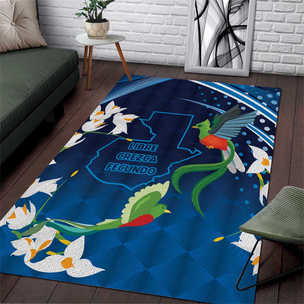 Guatemala Quetzal Bird Area Rug Libre Crezca Fecundo