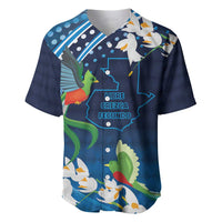 Guatemala Quetzal Bird Baseball Jersey Libre Crezca Fecundo
