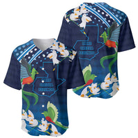 Guatemala Quetzal Bird Baseball Jersey Libre Crezca Fecundo