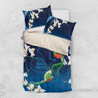 Guatemala Quetzal Bird Bedding Set Libre Crezca Fecundo