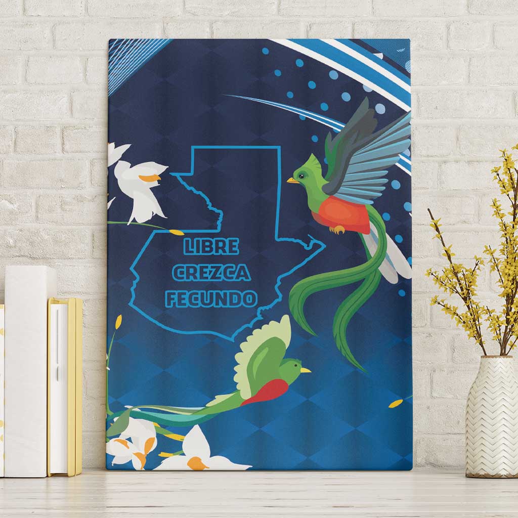 Guatemala Quetzal Bird Canvas Wall Art Libre Crezca Fecundo