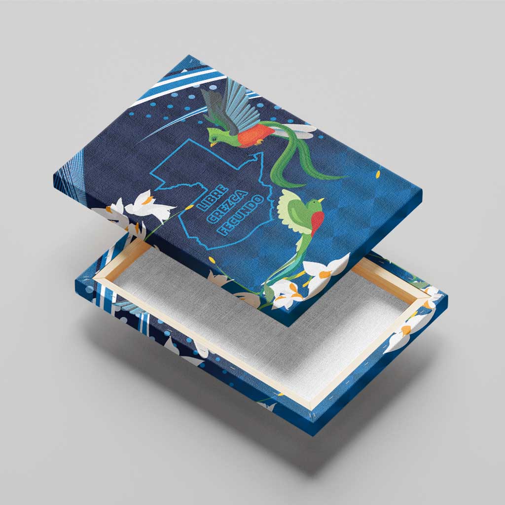 Guatemala Quetzal Bird Canvas Wall Art Libre Crezca Fecundo