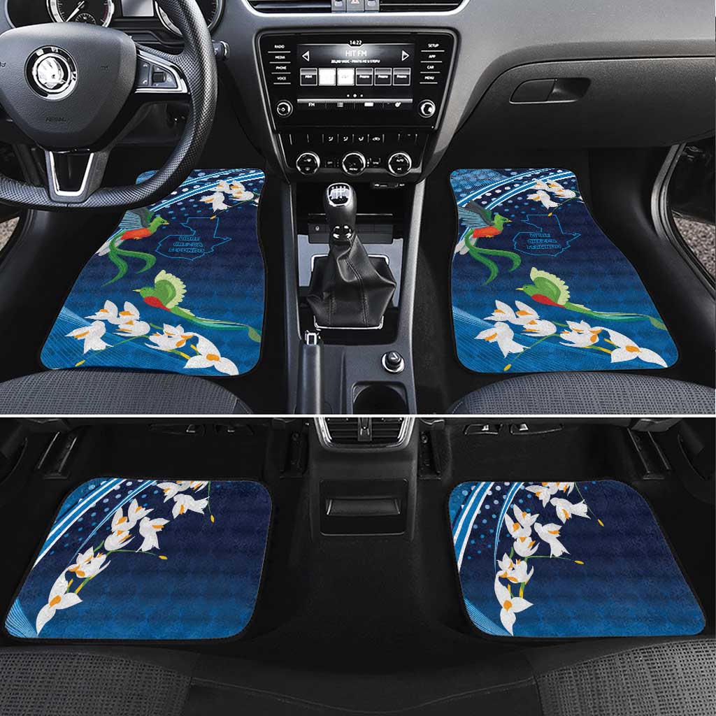 Guatemala Quetzal Bird Car Mats Libre Crezca Fecundo