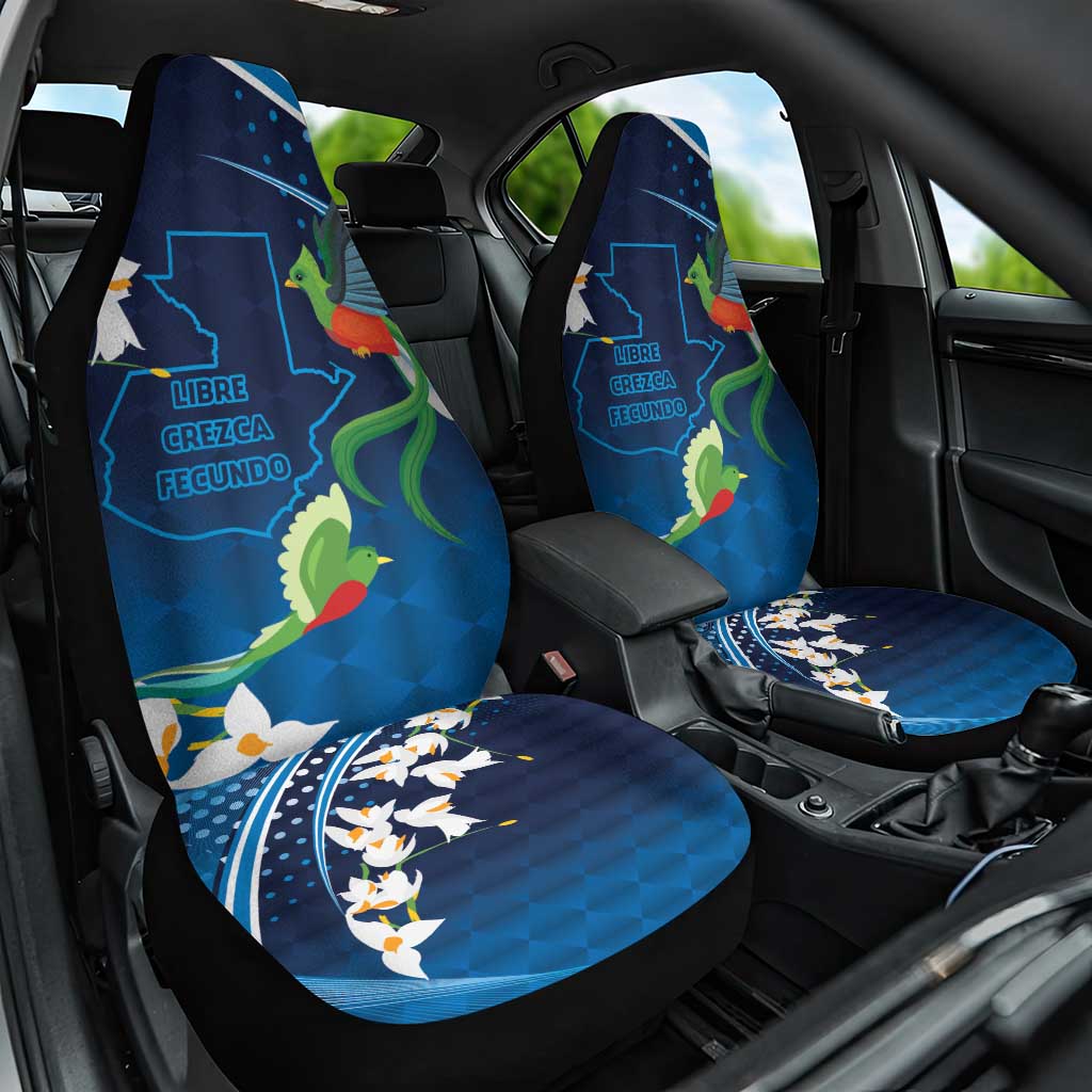 Guatemala Quetzal Bird Car Seat Cover Libre Crezca Fecundo