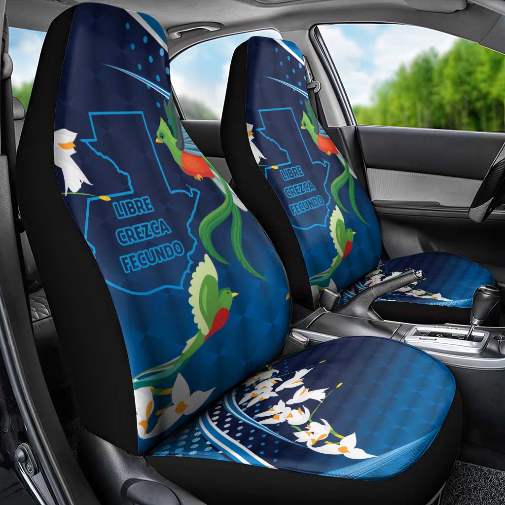 Guatemala Quetzal Bird Car Seat Cover Libre Crezca Fecundo