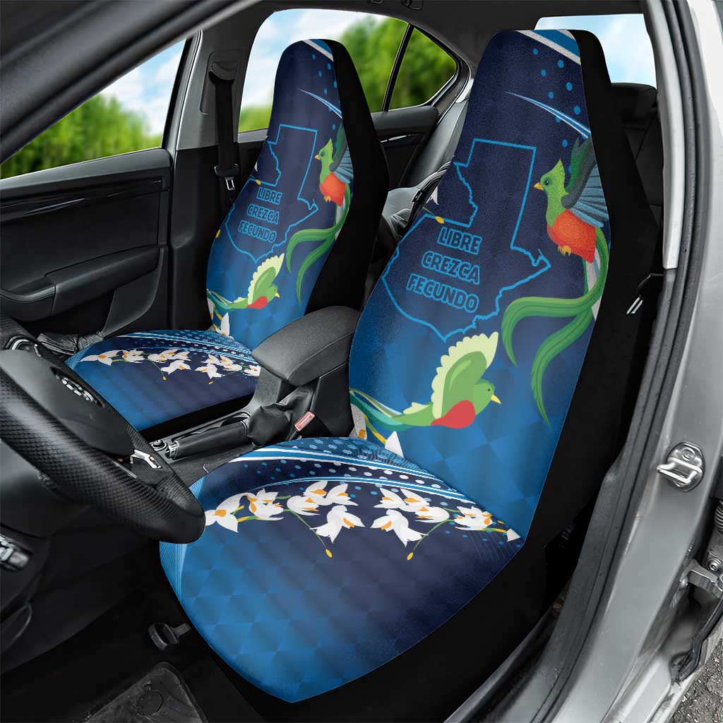 Guatemala Quetzal Bird Car Seat Cover Libre Crezca Fecundo
