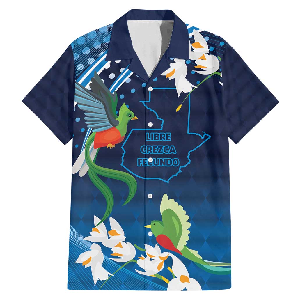 Guatemala Quetzal Bird Family Matching Mermaid Dress and Hawaiian Shirt Libre Crezca Fecundo