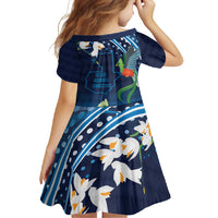 Guatemala Quetzal Bird Family Matching Tank Maxi Dress and Hawaiian Shirt Libre Crezca Fecundo