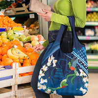 Guatemala Quetzal Bird Grocery Bag Libre Crezca Fecundo