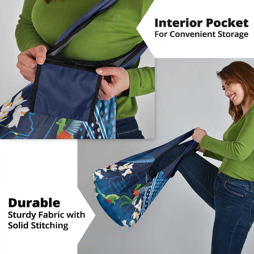 Guatemala Quetzal Bird Grocery Bag Libre Crezca Fecundo