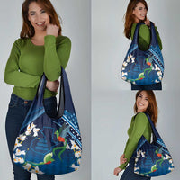 Guatemala Quetzal Bird Grocery Bag Libre Crezca Fecundo