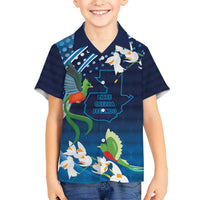 Guatemala Quetzal Bird Hawaiian Shirt Libre Crezca Fecundo