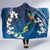 Guatemala Quetzal Bird Hooded Blanket Libre Crezca Fecundo