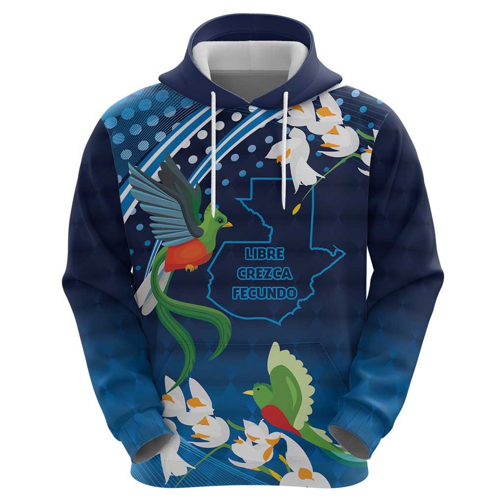 Guatemala Quetzal Bird Hoodie Libre Crezca Fecundo