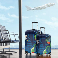 Guatemala Quetzal Bird Luggage Cover Libre Crezca Fecundo