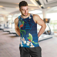 Guatemala Quetzal Bird Men Tank Top Libre Crezca Fecundo