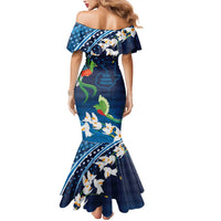 Guatemala Quetzal Bird Mermaid Dress Libre Crezca Fecundo