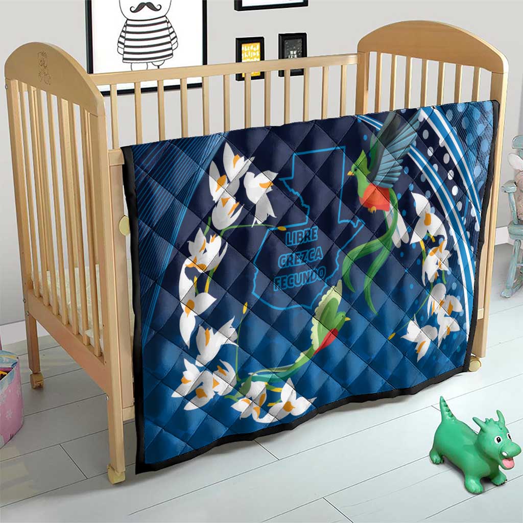 Guatemala Quetzal Bird Quilt Libre Crezca Fecundo
