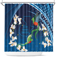 Guatemala Quetzal Bird Shower Curtain Libre Crezca Fecundo