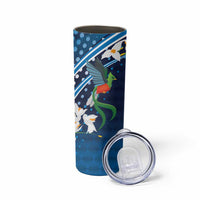 Guatemala Quetzal Bird Skinny Tumbler Libre Crezca Fecundo