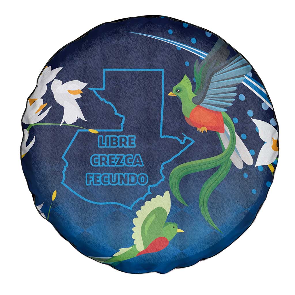 Guatemala Quetzal Bird Spare Tire Cover Libre Crezca Fecundo