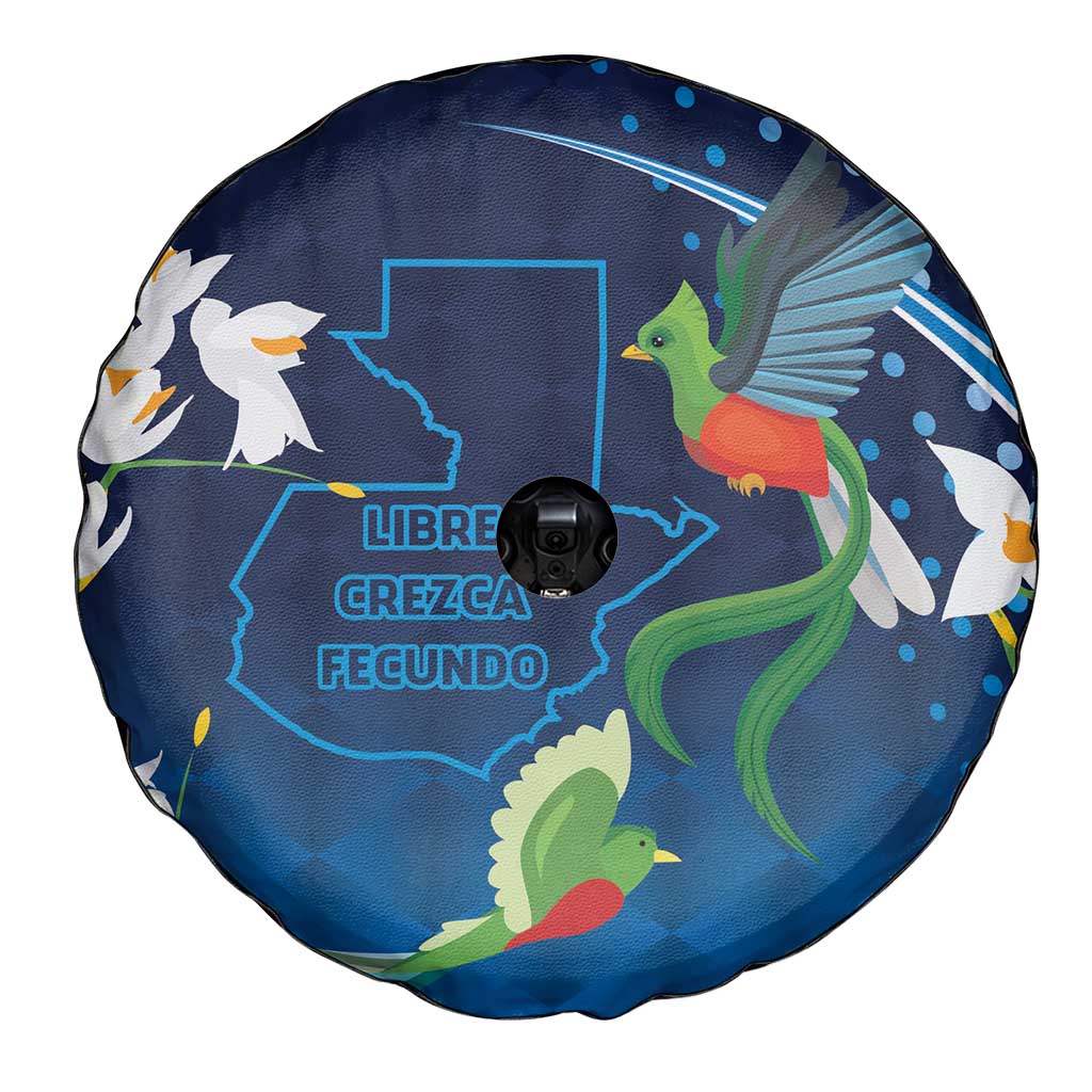 Guatemala Quetzal Bird Spare Tire Cover Libre Crezca Fecundo