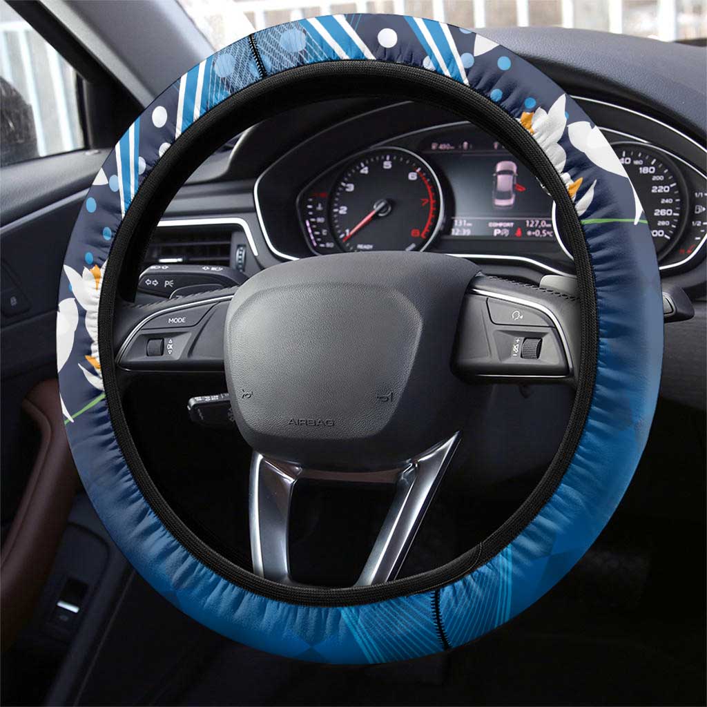Guatemala Quetzal Bird Steering Wheel Cover Libre Crezca Fecundo