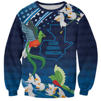 Guatemala Quetzal Bird Sweatshirt Libre Crezca Fecundo