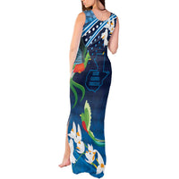 Guatemala Quetzal Bird Tank Maxi Dress Libre Crezca Fecundo