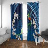 Guatemala Quetzal Bird Window Curtain Libre Crezca Fecundo