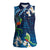 Guatemala Quetzal Bird Women Sleeveless Polo Shirt Libre Crezca Fecundo