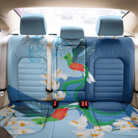 Guatemala Quetzal Bird Back Car Seat Cover Monja Blanca Flowers