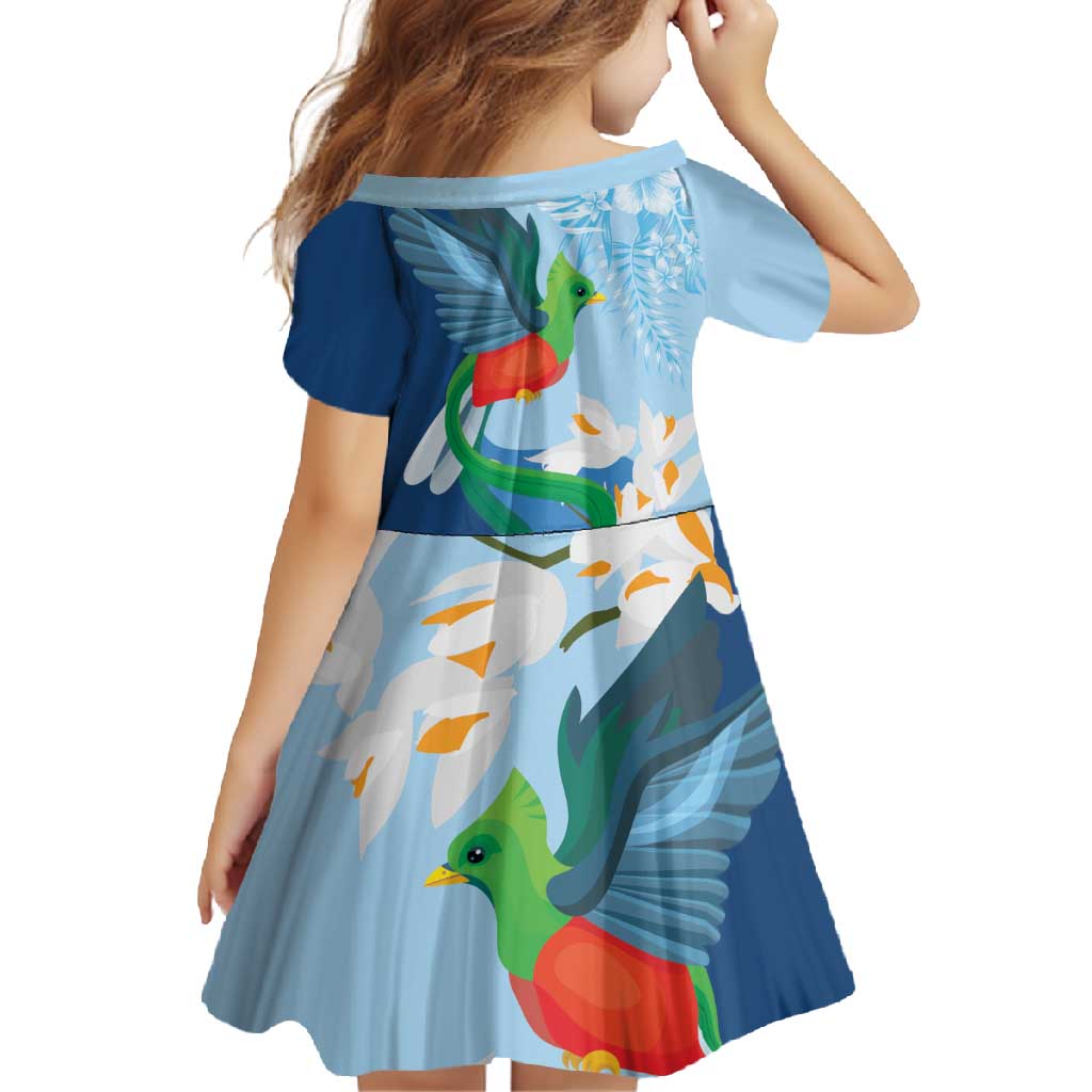 Guatemala Quetzal Bird Family Matching Mermaid Dress and Hawaiian Shirt Monja Blanca Flowers