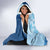 Guatemala Quetzal Bird Hooded Blanket Monja Blanca Flowers