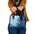Guatemala Quetzal Bird Shoulder Handbag Monja Blanca Flowers