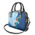 Guatemala Quetzal Bird Shoulder Handbag Monja Blanca Flowers