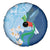 Guatemala Quetzal Bird Spare Tire Cover Monja Blanca Flowers