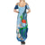 Guatemala Quetzal Bird Summer Maxi Dress Monja Blanca Flowers